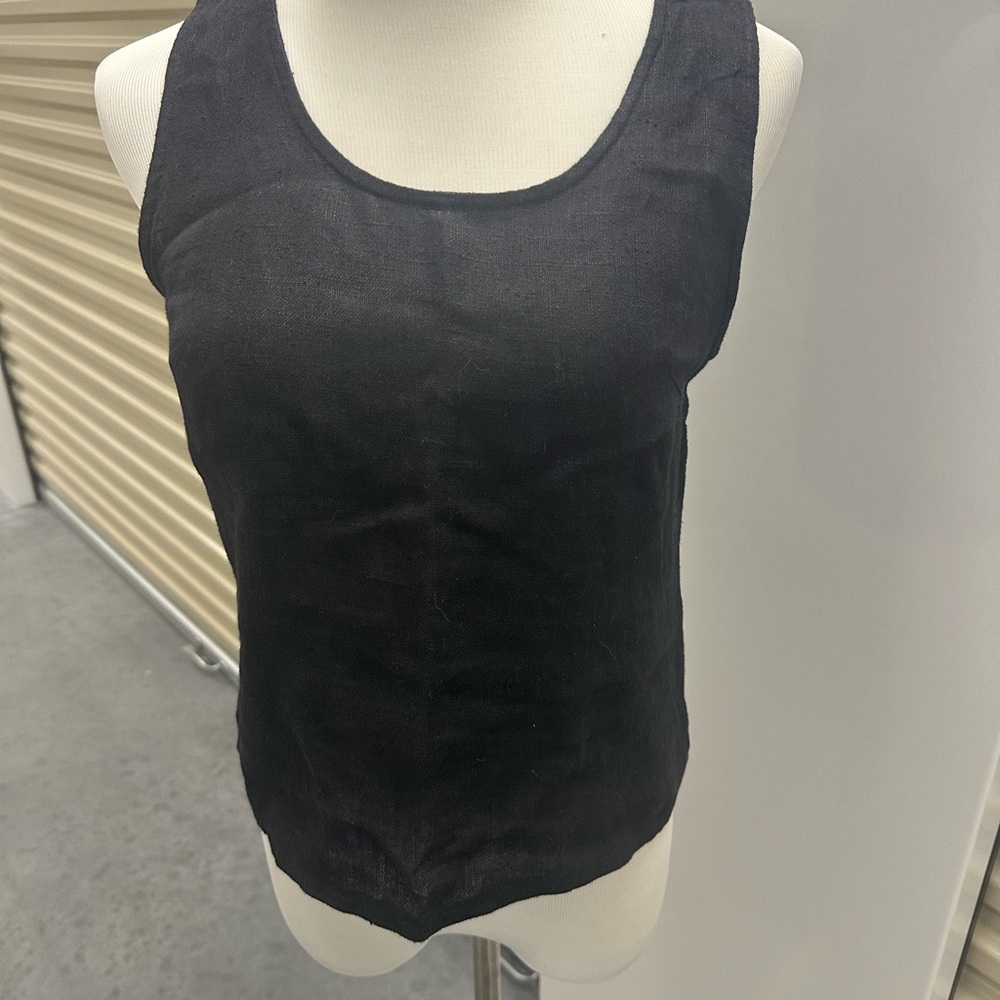 Harve Benard Line  Black Tank Top